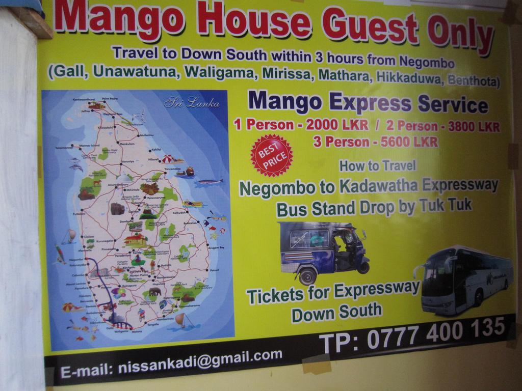 Отель Yoho Mango House Негомбо Экстерьер фото
